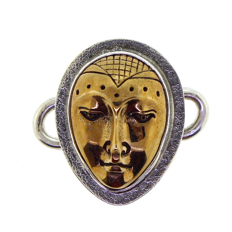 Tabra Bronze & Sterling Lady Buddha Charm (Small)