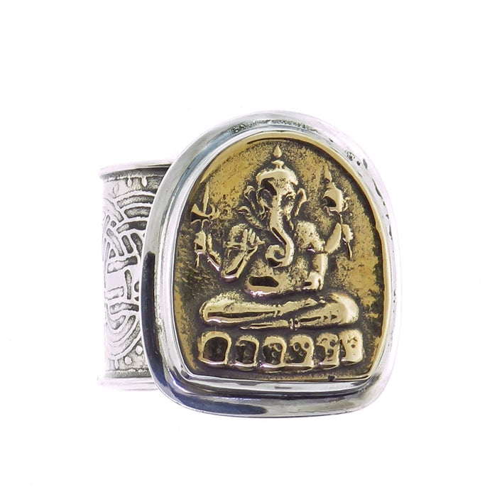 Tabra Bronze Ganesha Ring